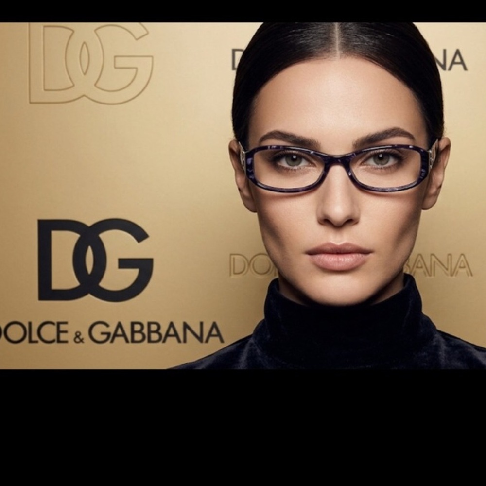 Authentic Dolce & Gabbana luxury designer signature prescription eyeglasses
